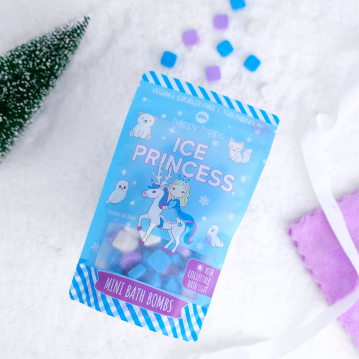 Ice Princess - Mini Bath Bombs with Bath Light