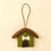 Dog House Felt Ornament, Green