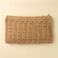 Crocheted Jute Pouch