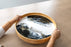 Round Bamboo Resin Serving Trays - NO TARIFFS!
