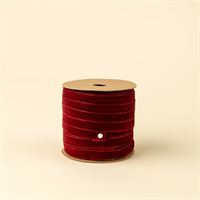0.4" Velvet Ribbon on Spool