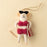 Bikini Bonnie Mouse Holiday Ornament 5-1878