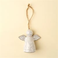 Porcelain Angel Holiday Ornament