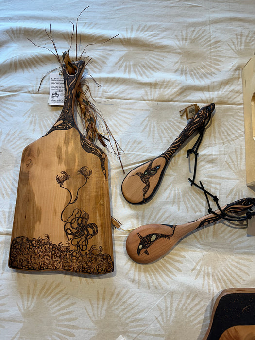 Pyrography Wood Art Spoons