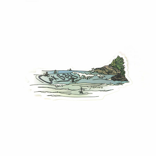Tofino Cox Bay Beach Sticker