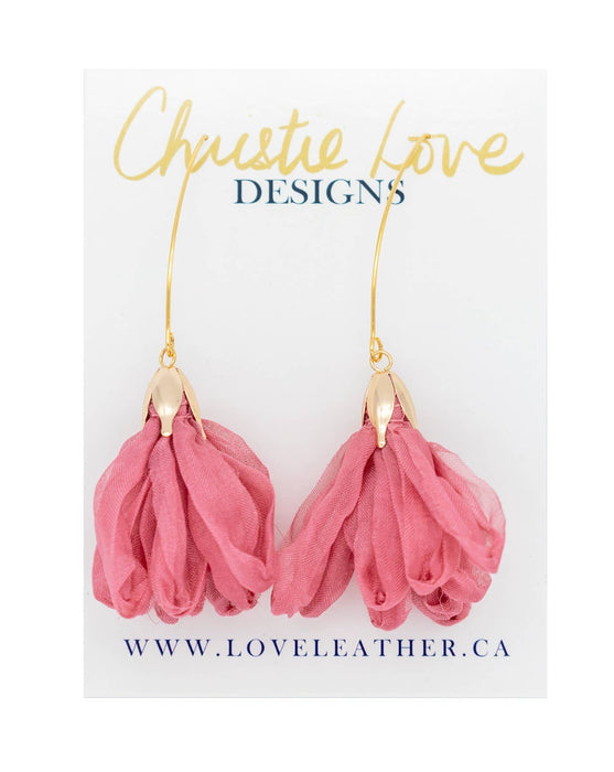 “Vivienne”(Luxury)-flower earrings-(Nickel Free)