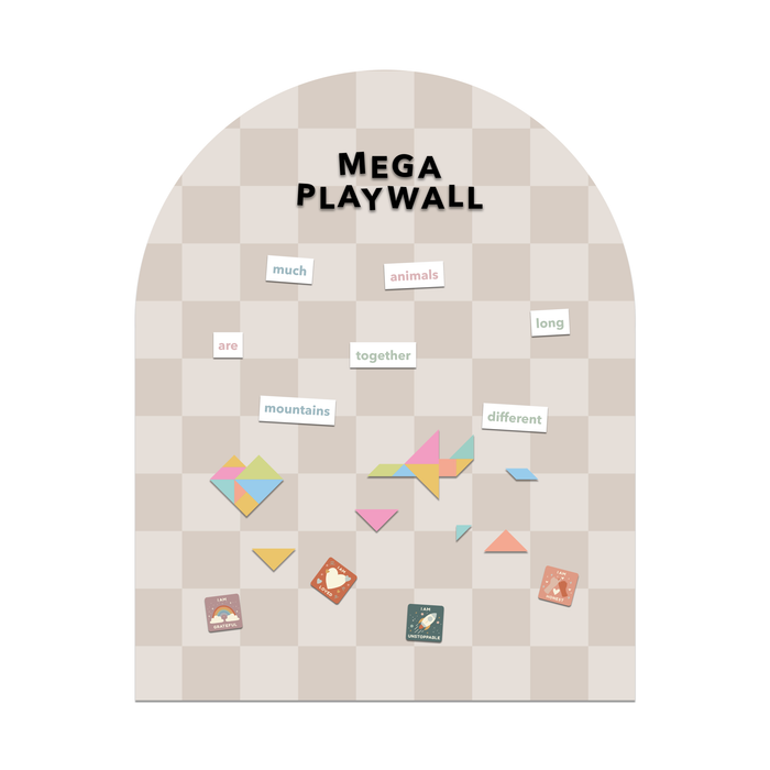 MEGA Magic Playwall - Arch Magnetic Wall Decal for Kids