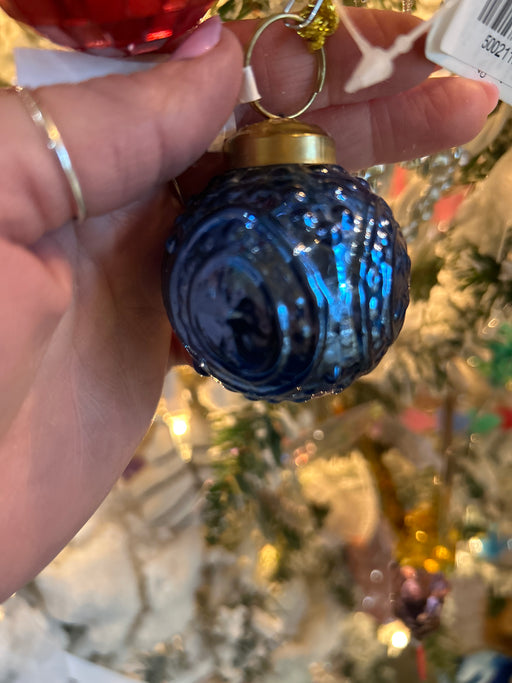 9843 Mercury glass ball ornament