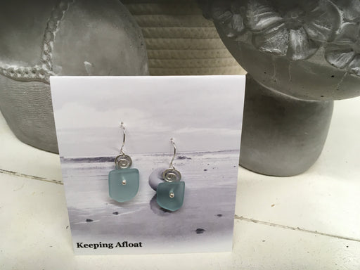 Keeping Afloat Fishing float Dot earrings