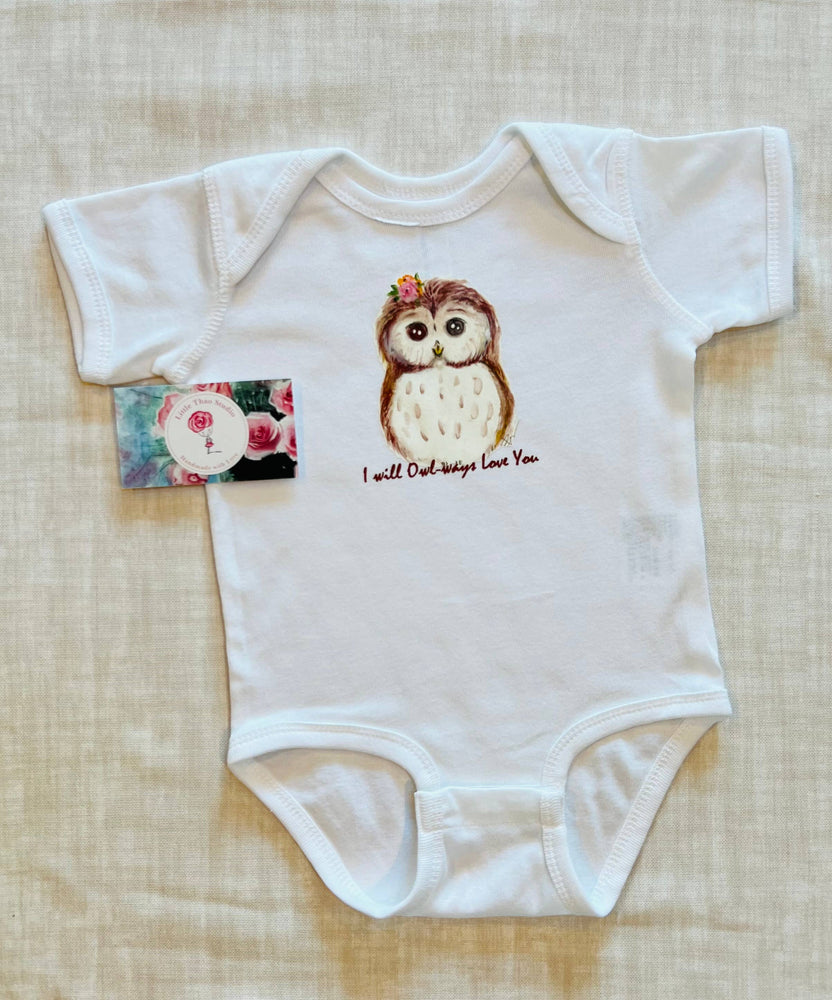 Owl always love you baby bodysuit