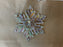 9672 Snowflake Ornament Iridescant