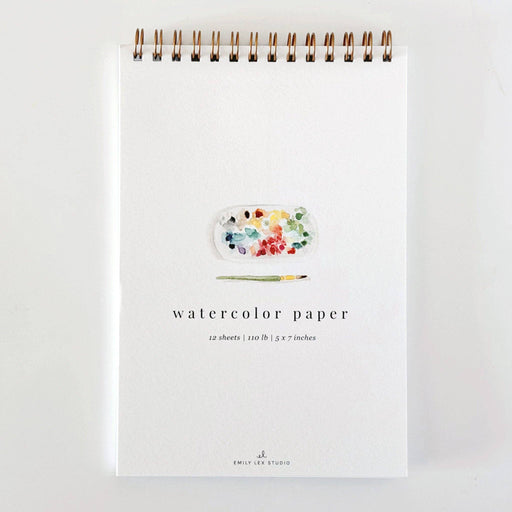 Spiral watercolor paper pad