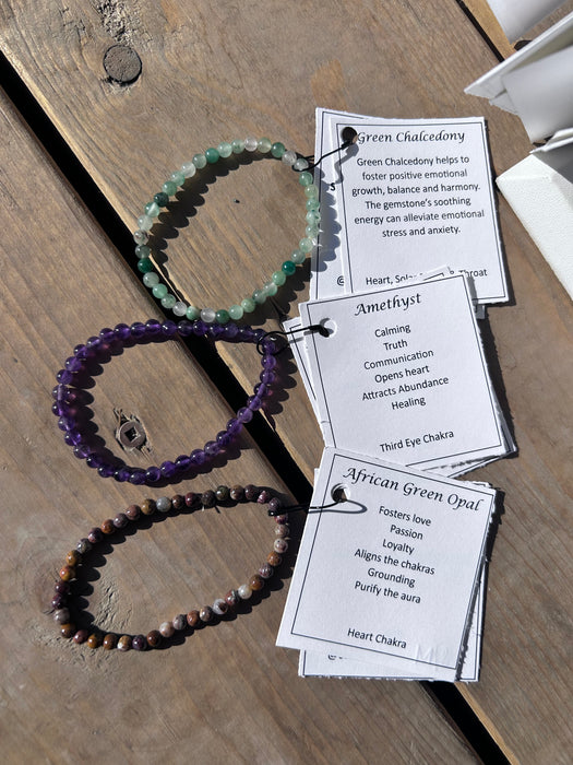 Gemstone Beaded Bracelets