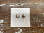 Tiny Disc Studs Concave