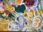 Still life art microfiber tea towel 9312