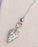 Silver Double-Side Heart Necklace – Freshwater Pearl & Resin