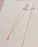 Pink Love Heart & Pearl Charm Necklace