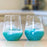 Resin Accented Wine Glasses- Price is per glass -NO TARIFFS!