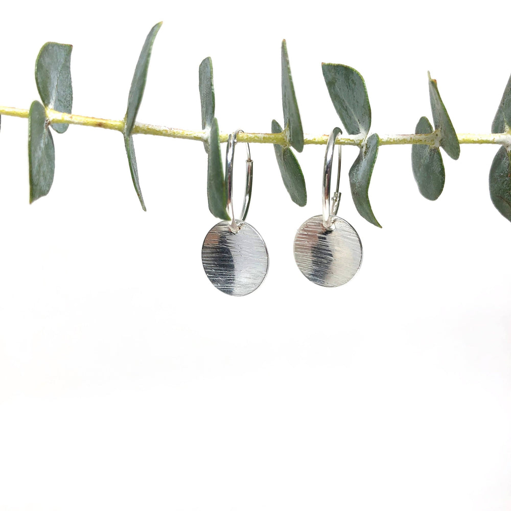 Full Moon Hoops | Silver