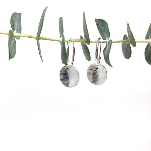 Full Moon Hoops | Silver
