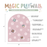 MEGA Magic Playwall - Arch Magnetic Wall Decal for Kids