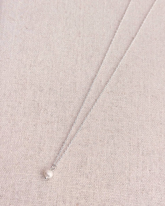 Little Freshwater Pearl Charm Necklace