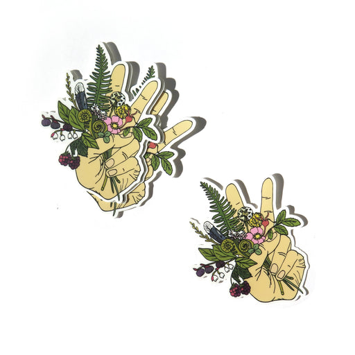 Peace Handful Sticker