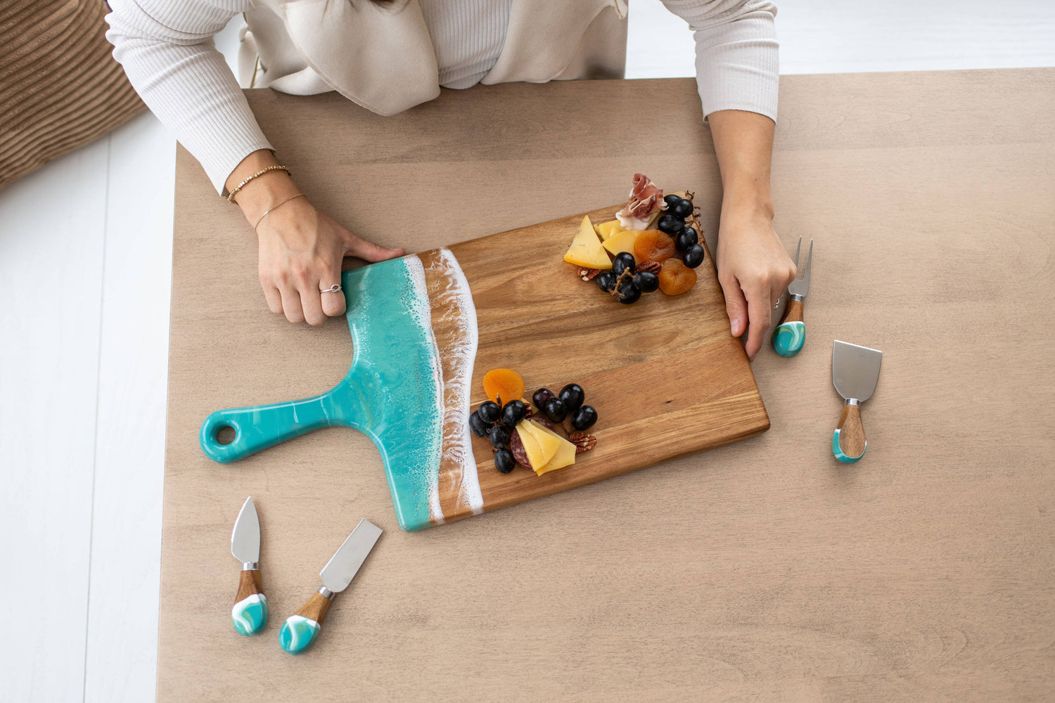 Resin Cheese / Charcuterie Board - Large 10"x20" NO TARIFFS!
