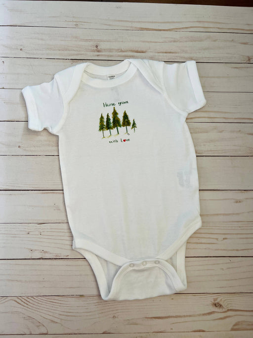 Home Grown with Love baby bodysuit.
