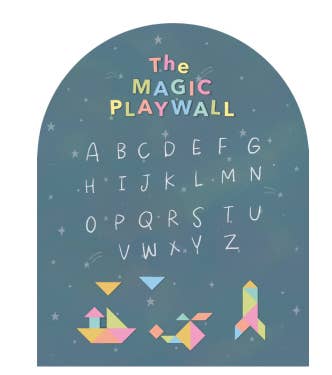 MEGA Magic Playwall - Arch Magnetic Wall Decal for Kids