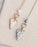Silver Double-Side Heart Necklace – Freshwater Pearl & Resin