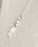 Two Tone Gold & Silver Pearl Heart Tag Necklace