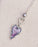 Silver Double-Side Heart Necklace – Freshwater Pearl & Resin