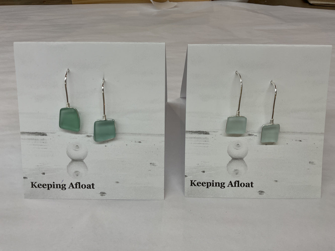 Ocean Elegance Fishing Float Earrings