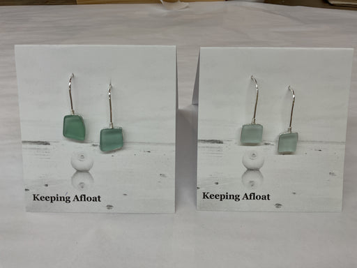 Ocean Elegance Fishing Float Earrings