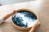 Round Bamboo Resin Serving Trays - NO TARIFFS!