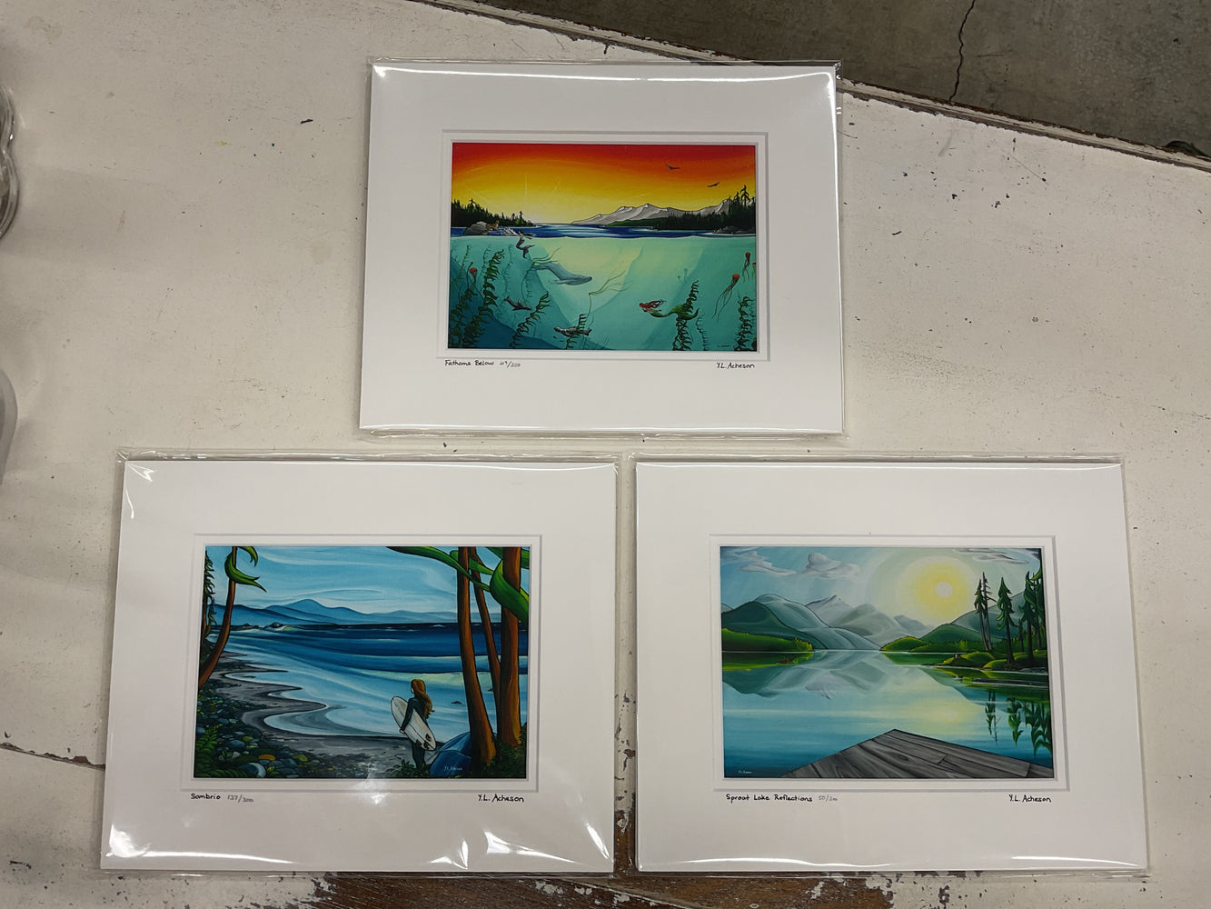 Yvonne Acheson Matted Prints
