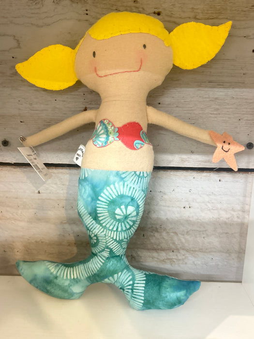Mermaid With Starfish Friend