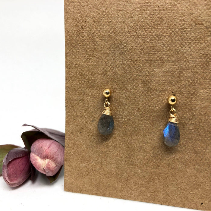 Labradorite - Linnaea Earrings