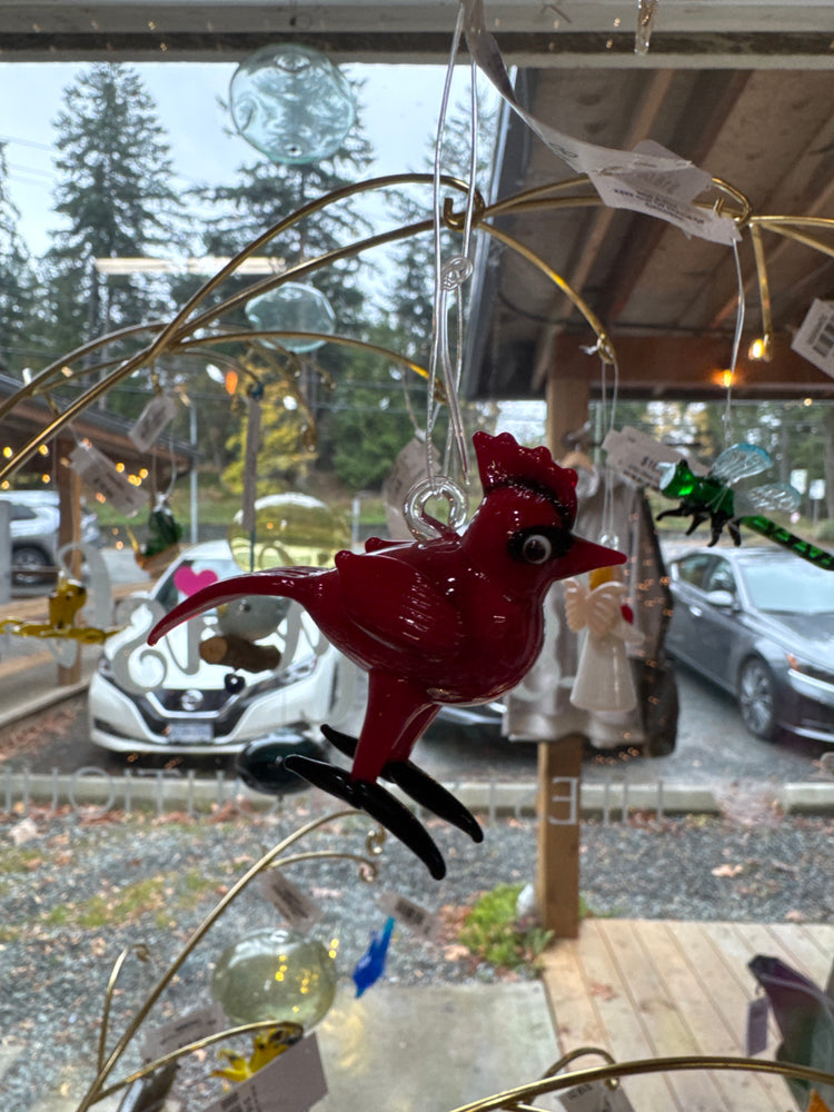 9783 Glass Holiday Icon Animal