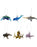 Glass Sealife Ornament 9780