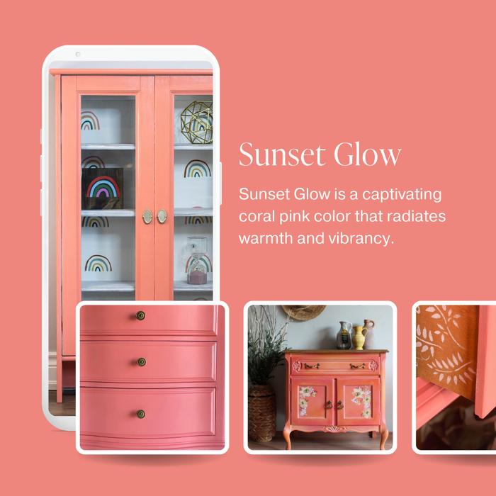 Sunset Glow - Chalk Style Paint for Furniture & Home Decor