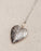 Large Silver Heart Locket Freshwater Pearl Necklace