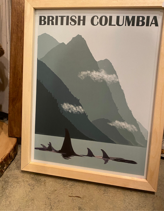 Skookum Small Framed Sign