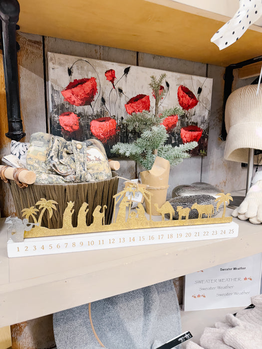 Gold Nativity Countdown  40030517