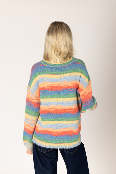 Abba Striped Sweater