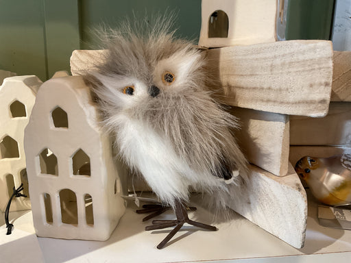 5" Grey Owl Ornament  4303465