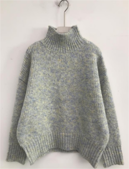 Aggie Marled Mock Neck Sweater