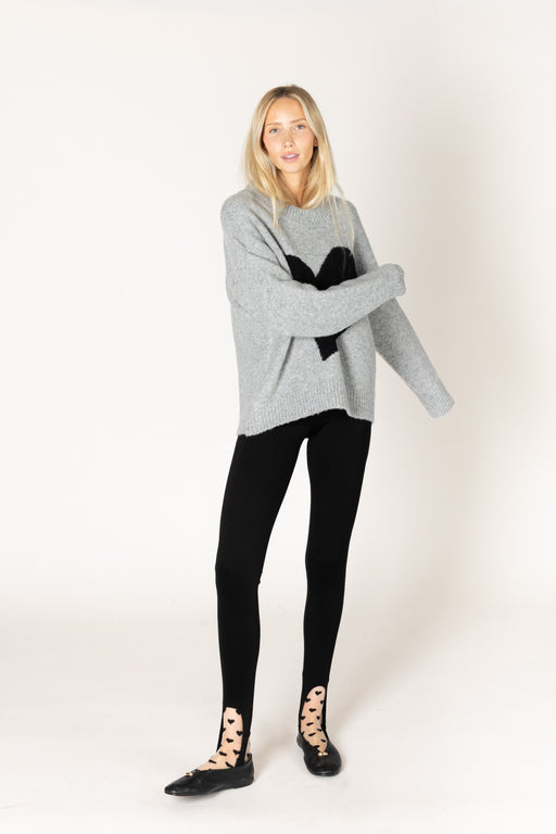 Athena Heart Crew Sweater