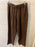 Linen Barrel Pant - Coffee 0348